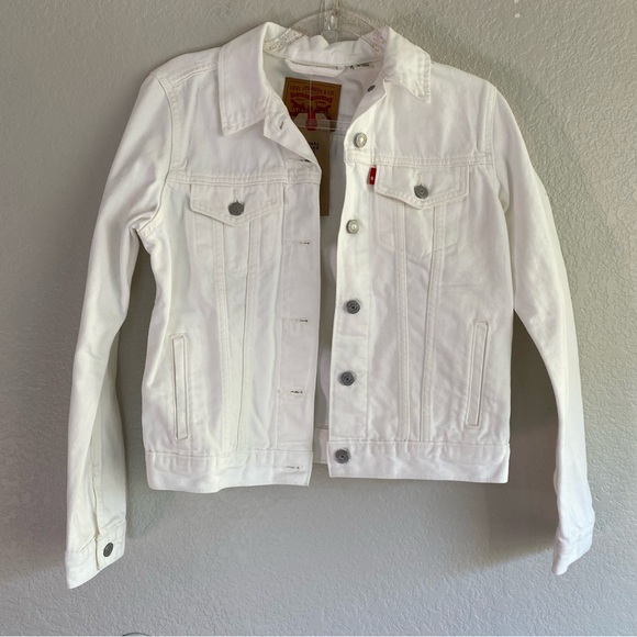 Levi’s Original Trucker Jacket White - Picture 1 of 6